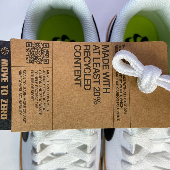 WMNS Nike Court Legacy NN Size 6 White/Black-Desert Ochre - Picture 5 of 7